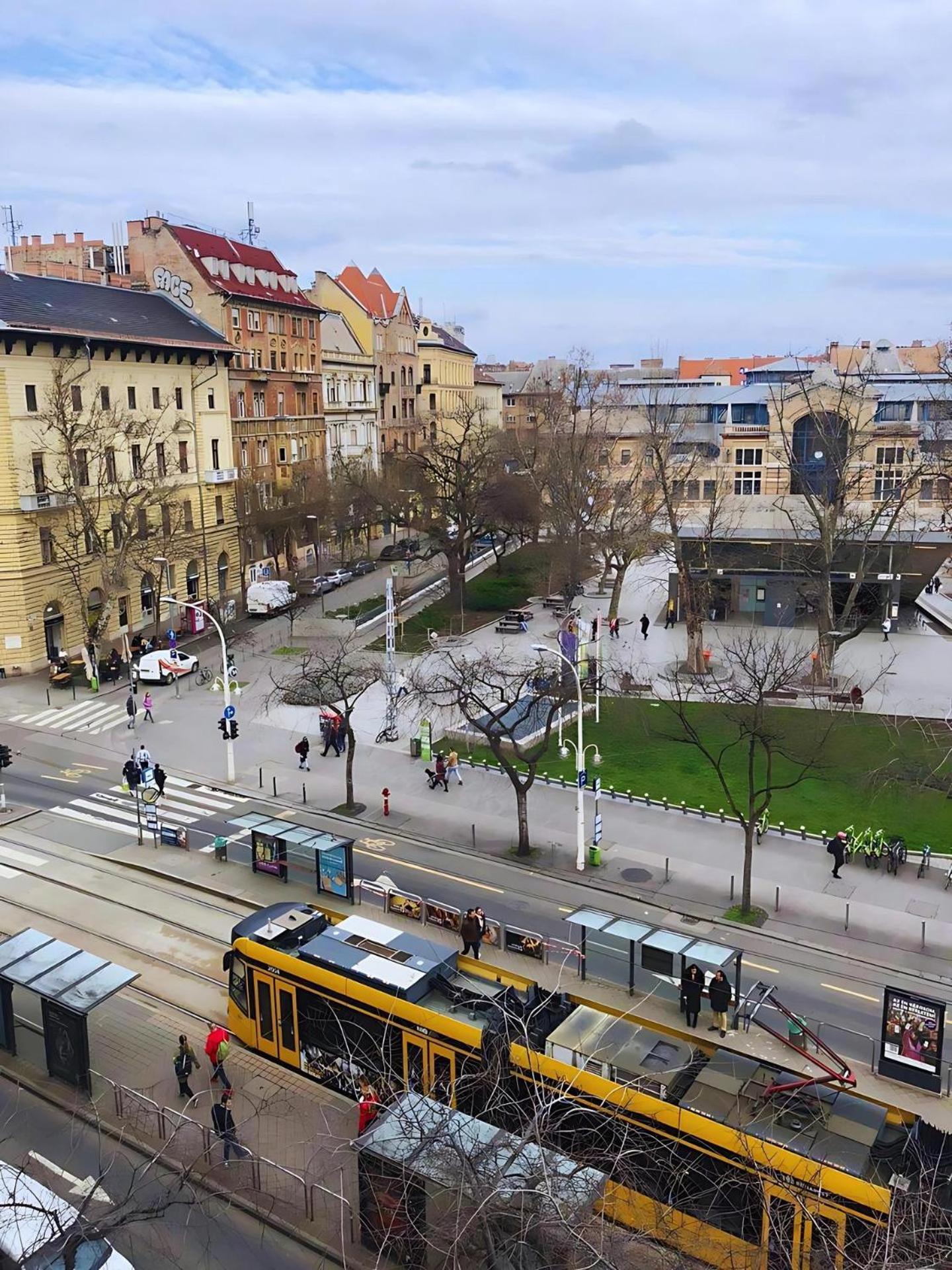 Saffron Apartment City Center Panorama Balcony Budapest Exteriör bild