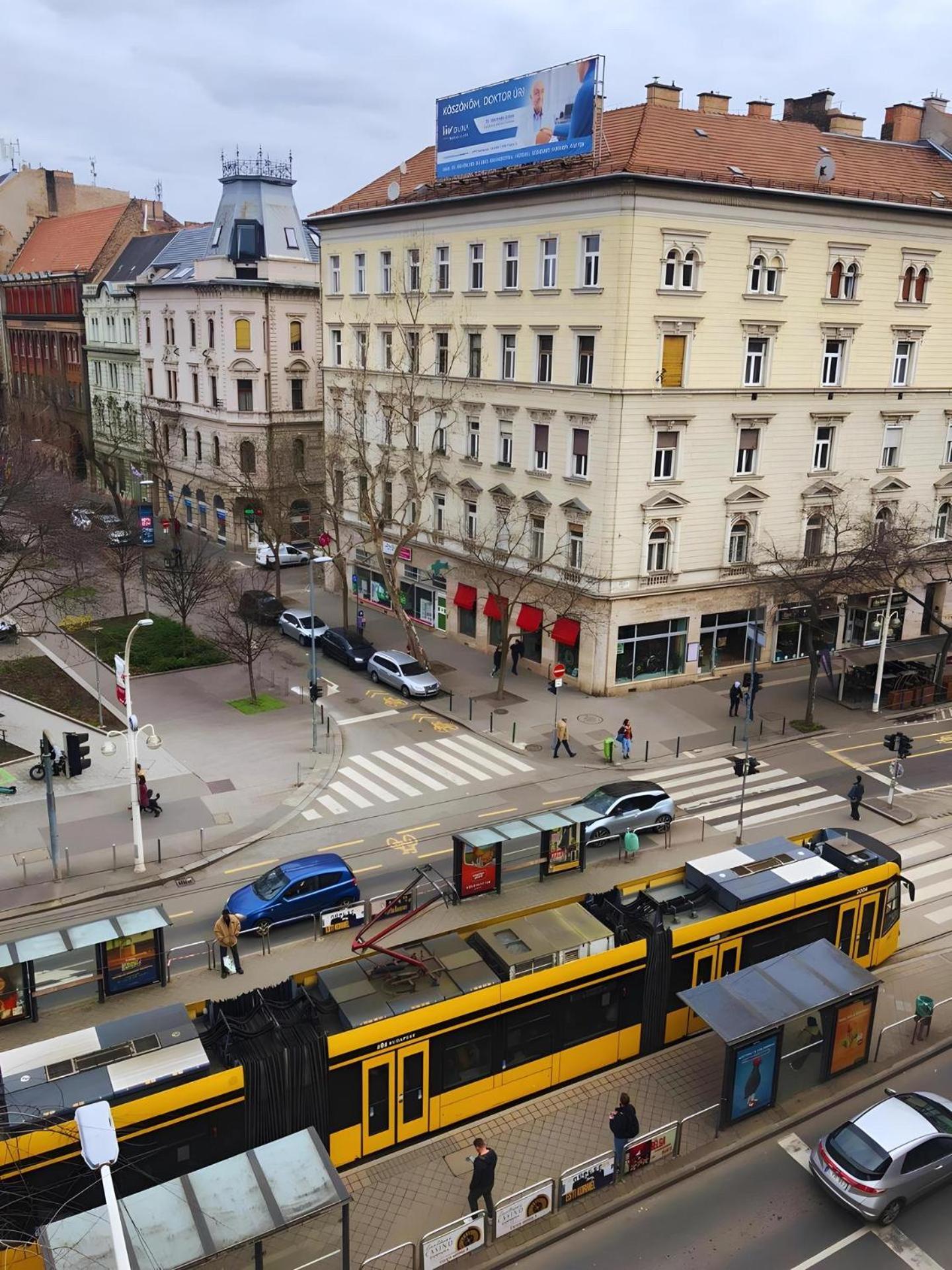 Saffron Apartment City Center Panorama Balcony Budapest Exteriör bild