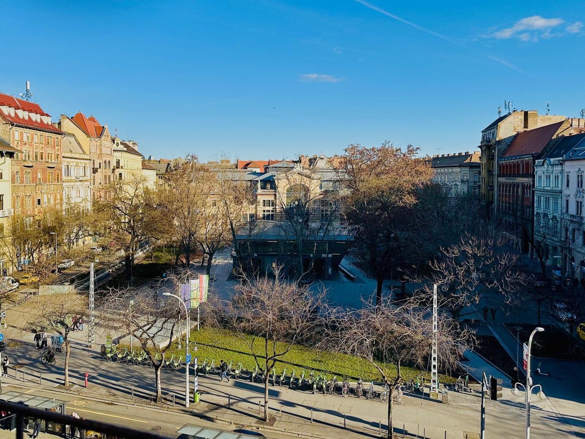 Saffron Apartment City Center Panorama Balcony Budapest Exteriör bild