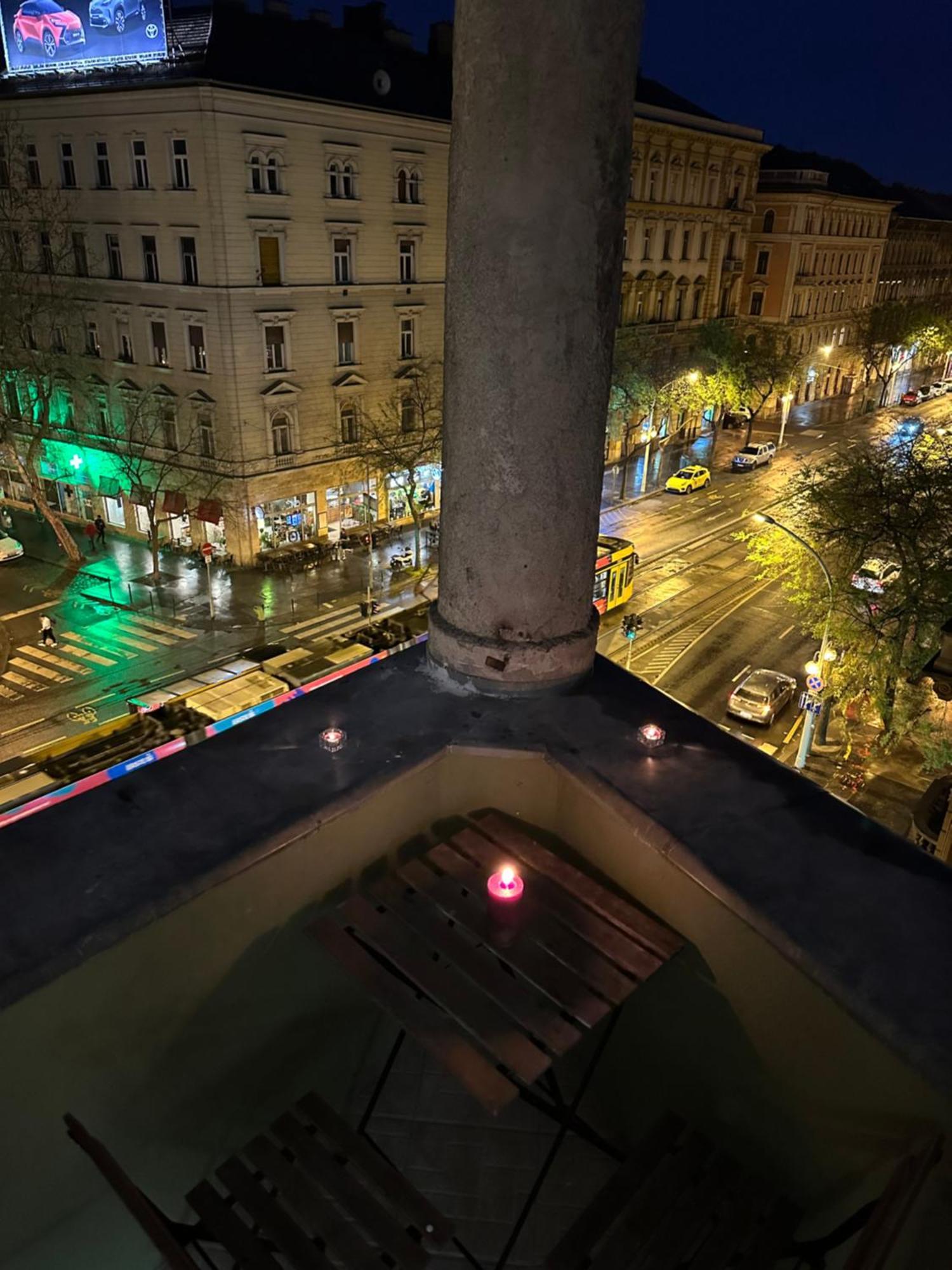 Saffron Apartment City Center Panorama Balcony Budapest Exteriör bild